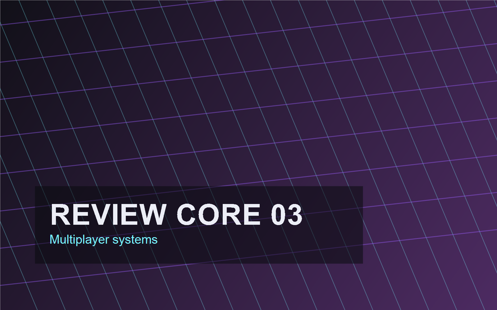 Multiplayer game scene